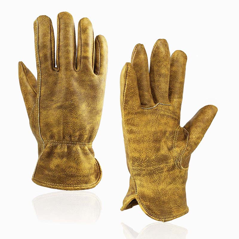 leather working glove